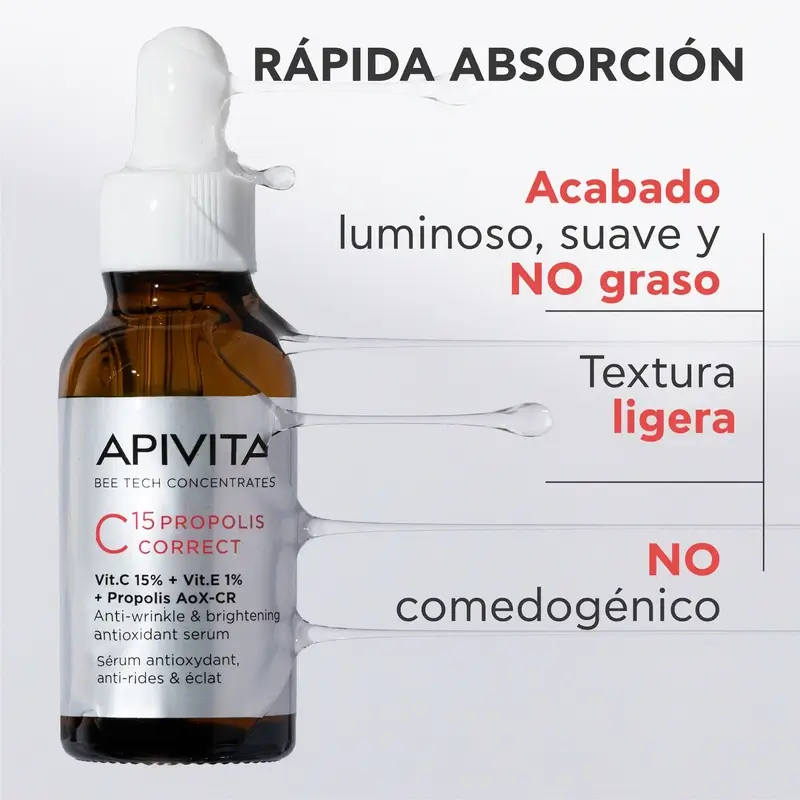Apivita C15 Propolis Correct Corrective Serum, 30 ml - Image 7