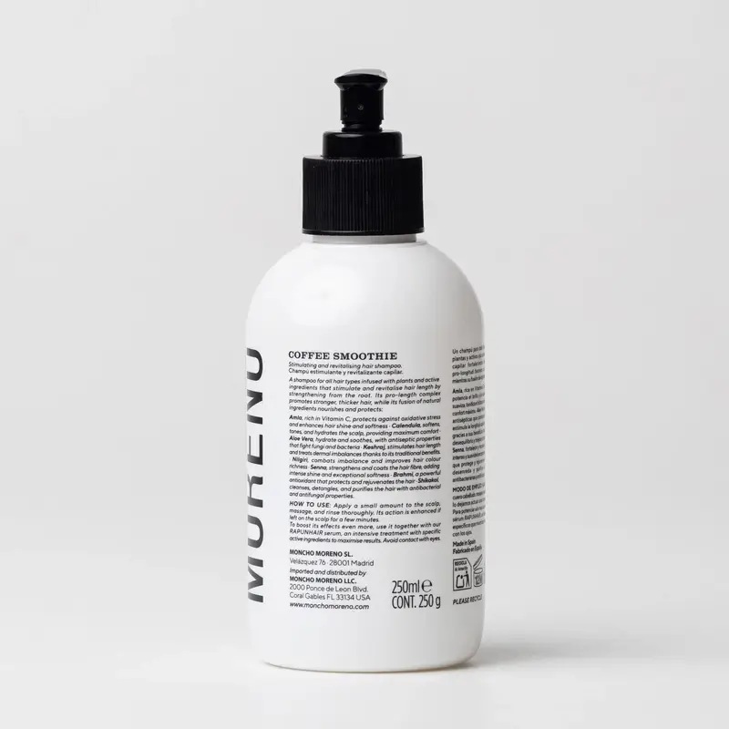 Moncho Moreno Coffe Smoothie Growth Shampoo , 250 ml - Image 3
