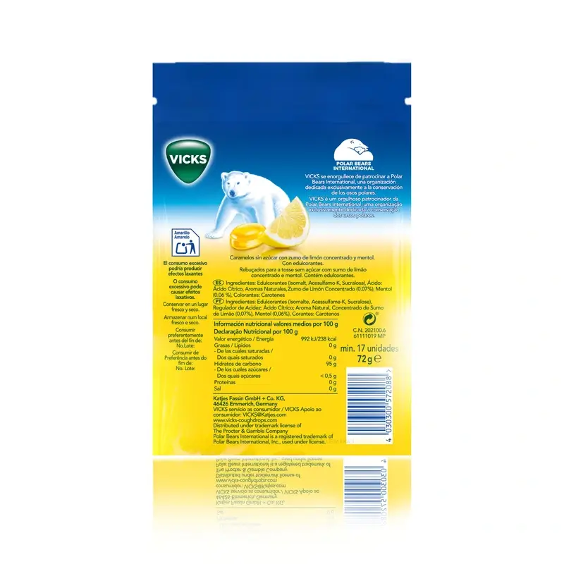 Vicks Candies Lemon , 72 grams - Image 3